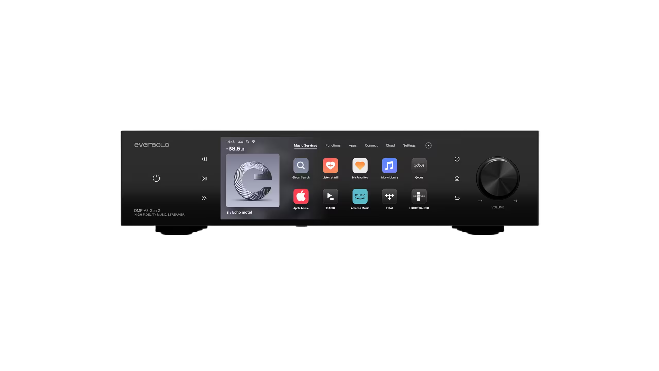 Eversolo DMP-A8 Gen 2 streamer and DAC sold by SoulFi Audio